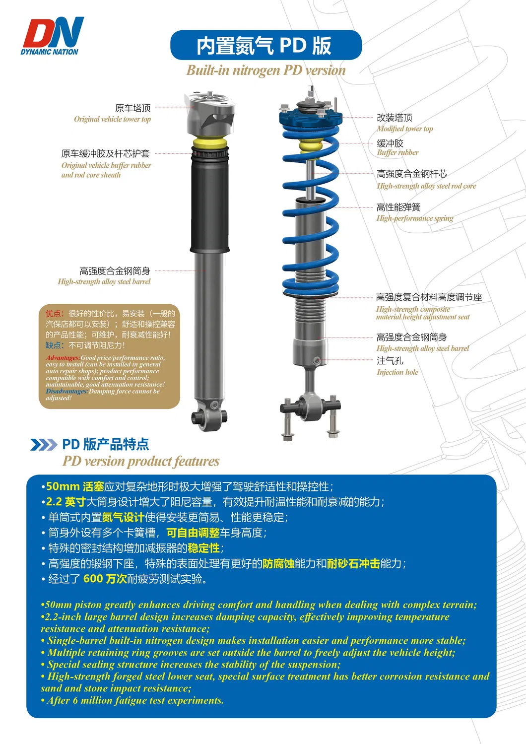 Toyota Hilux DN Suspension