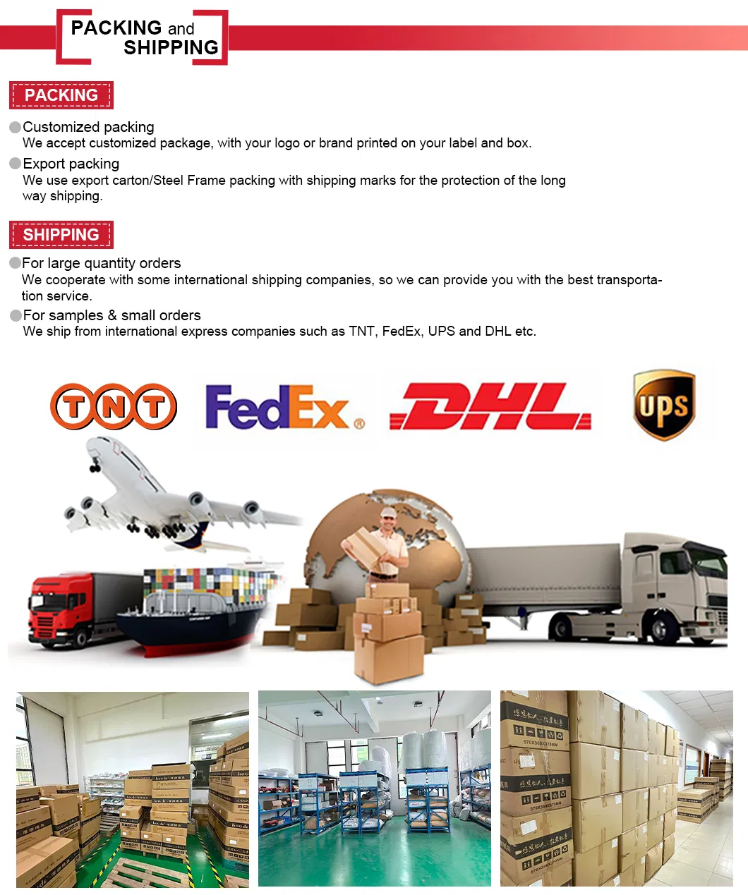 Packing and Delivery