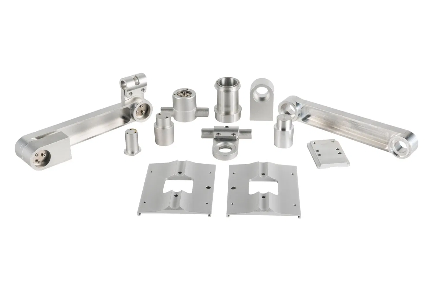 Biocompatible Titanium Gr2 CNC Milled Parts for Medical Device Connectors with ISO 13485 Certification Model Mc-Ti-035