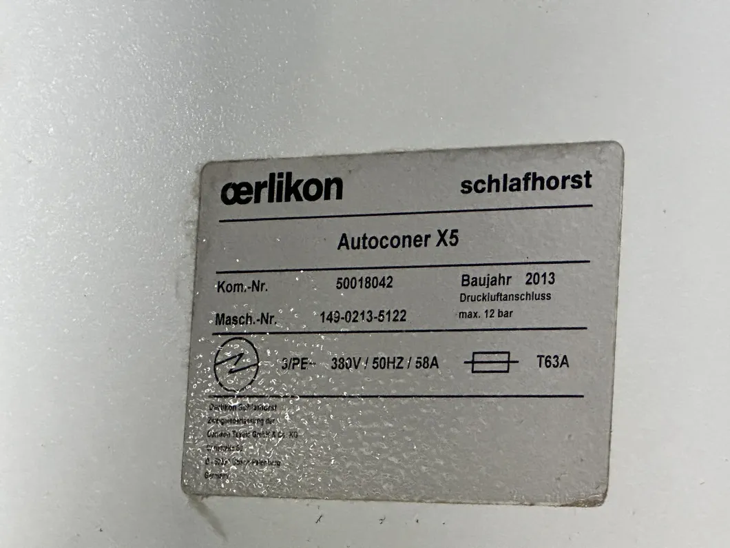 Schlafhorst Auto Coner X5 Detail 5