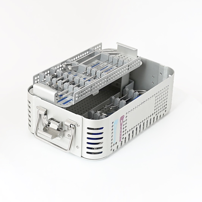 Perforated Stainless Steel Medical Sterilization Container Orthopedic Instrument Storage Precision Sheet Metal Parts