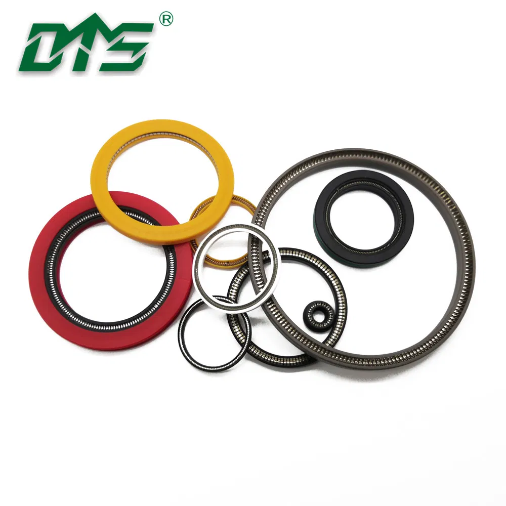 Hydraulic Mechanical Pump Valve Variseal Customized PTFE Carbon Praphite Peek Double Lip Piston Rod Rotary Oil Spring Energized Seal