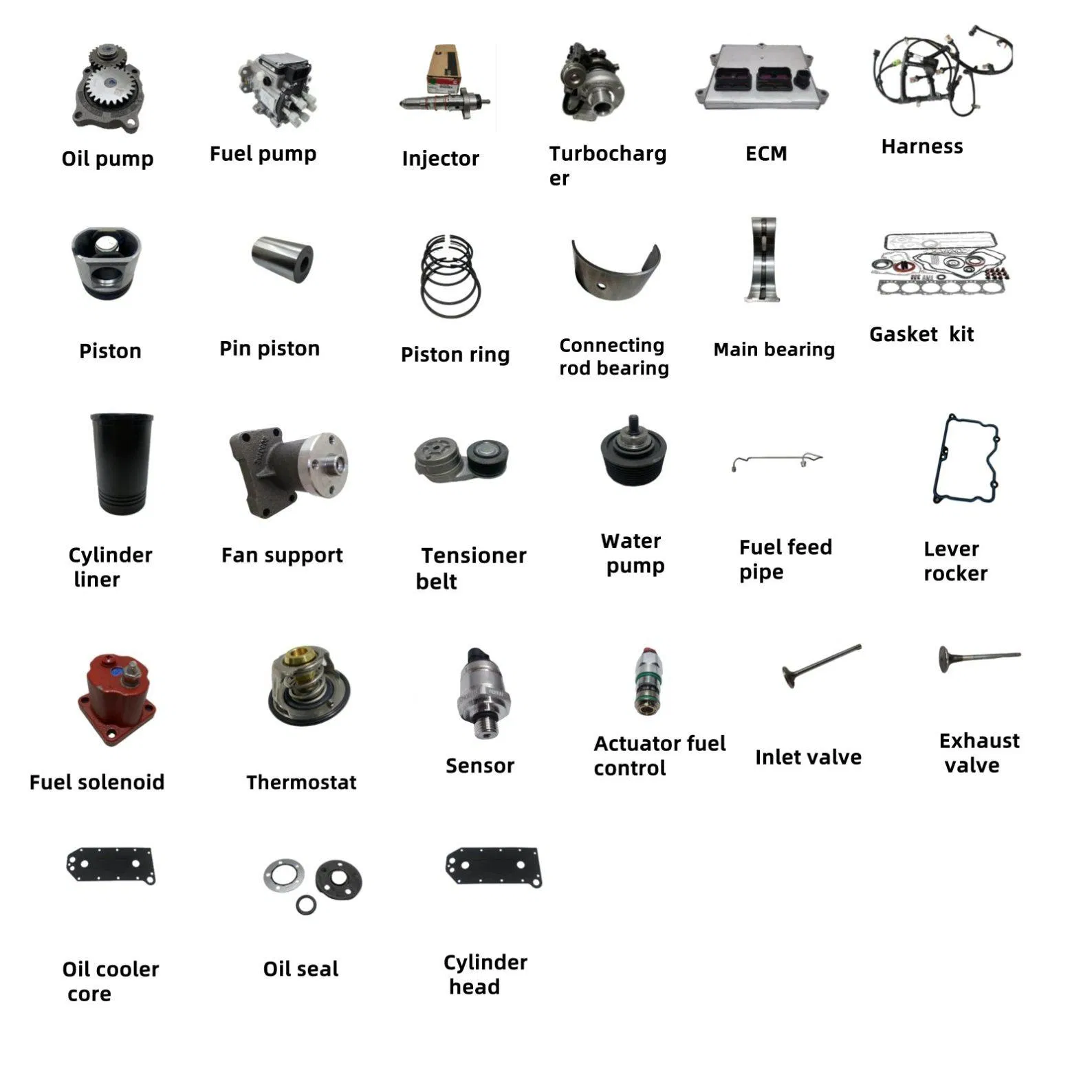 Diesel Engine Part Spare Part Engine Spare Part Auto Part Diesel Engine Spare Part Motorcycle Engine Part Excavator Engine Part Marine Diesel Engine Cummins
