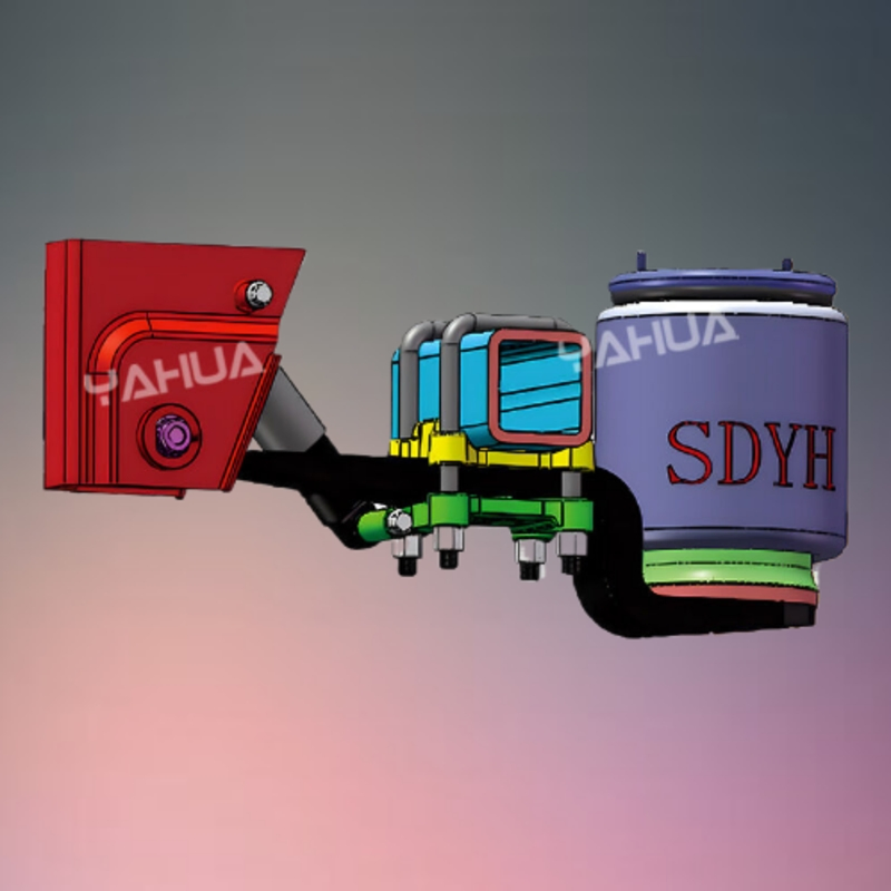 Yahua Custom 25t 30t 35t 40t 24t 28t 32t 36t Trailer Track Auto Parts Axle Single Point Suspension Bogie