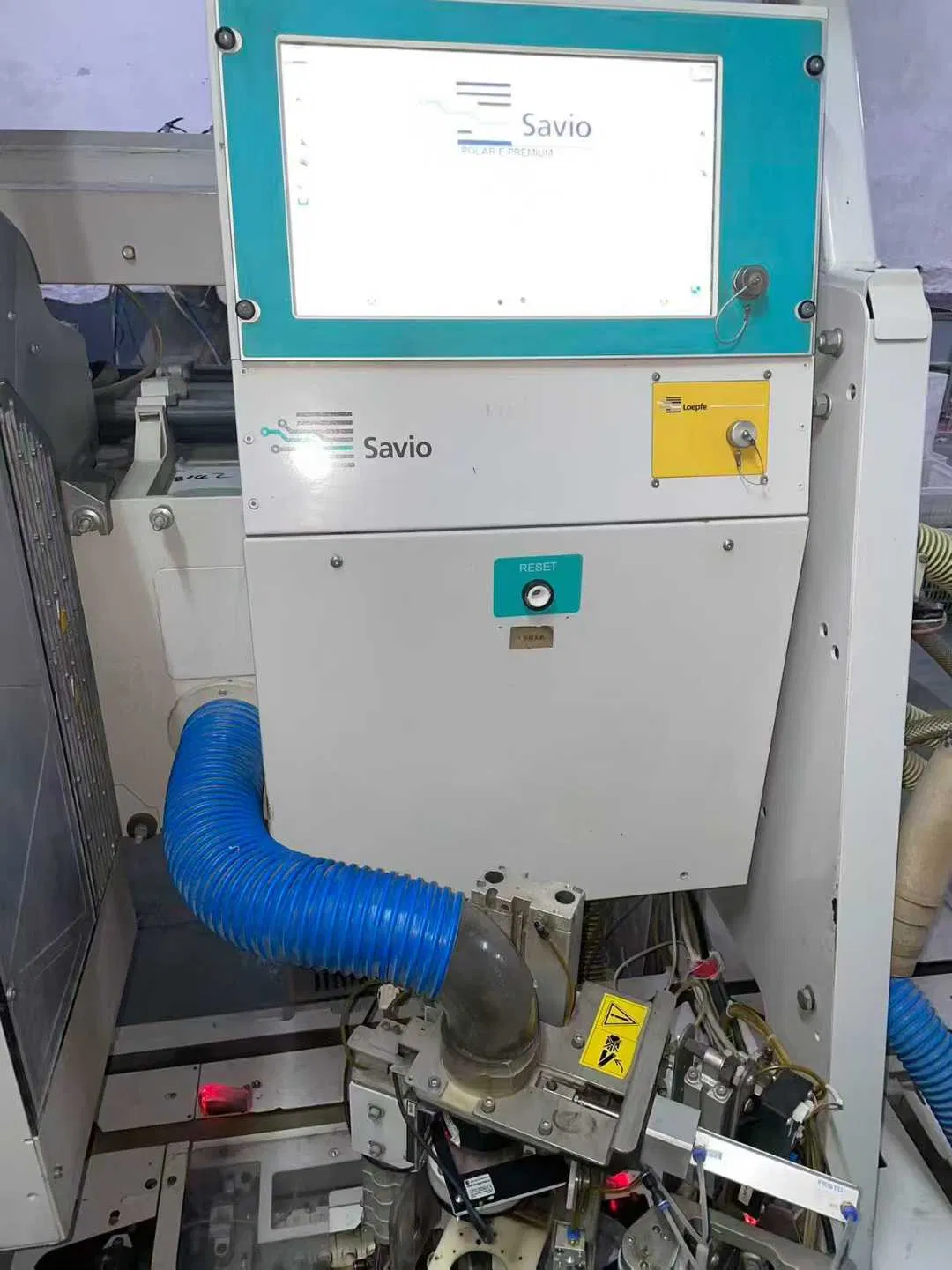 The Good Condition Second-Hand Savio Polar Auto Coner of 72 Spindles 2017 Year Zenit Clearer with Full Conveyor in Running Station