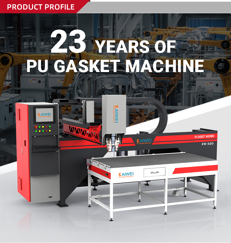 Kaiwei Automatic Foam Gasket Machine Auto Production High Precision