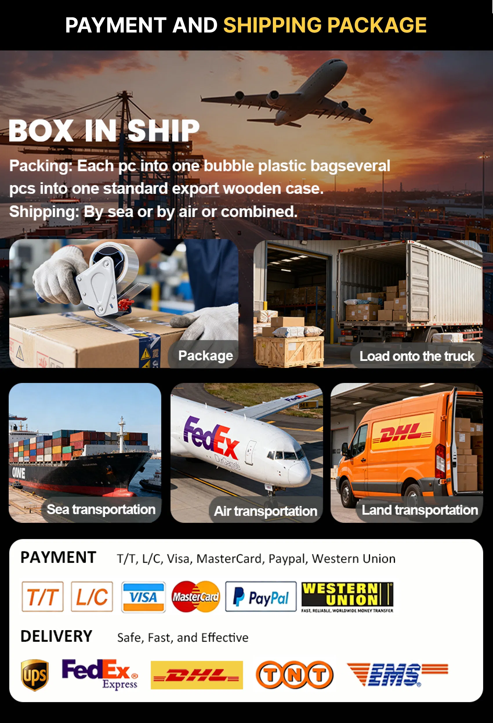 Packaging and Shipping