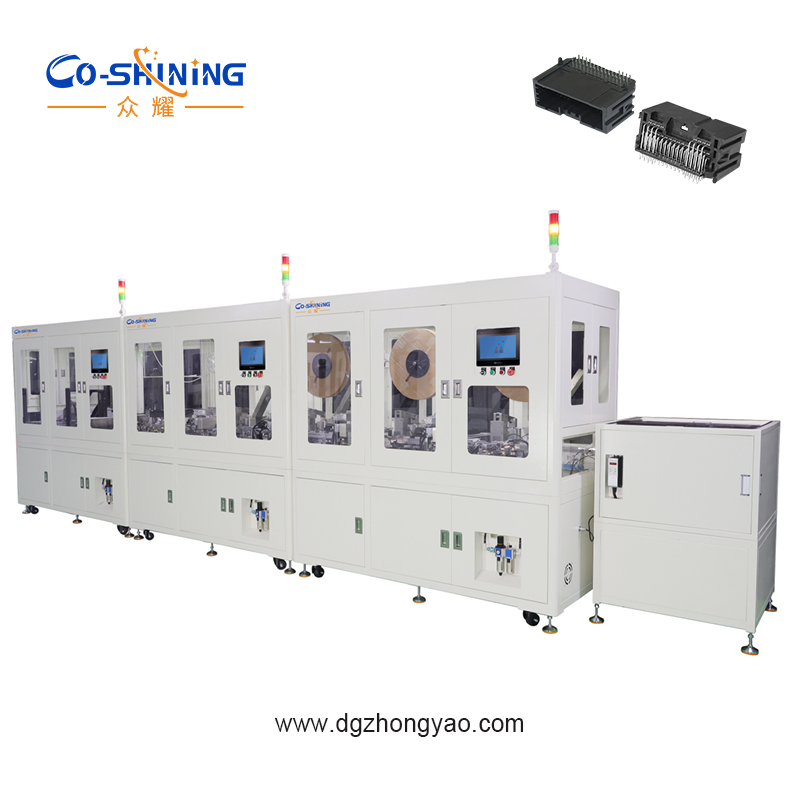 Connector Pin Bending Assembly Auto Production with High Yield Rate