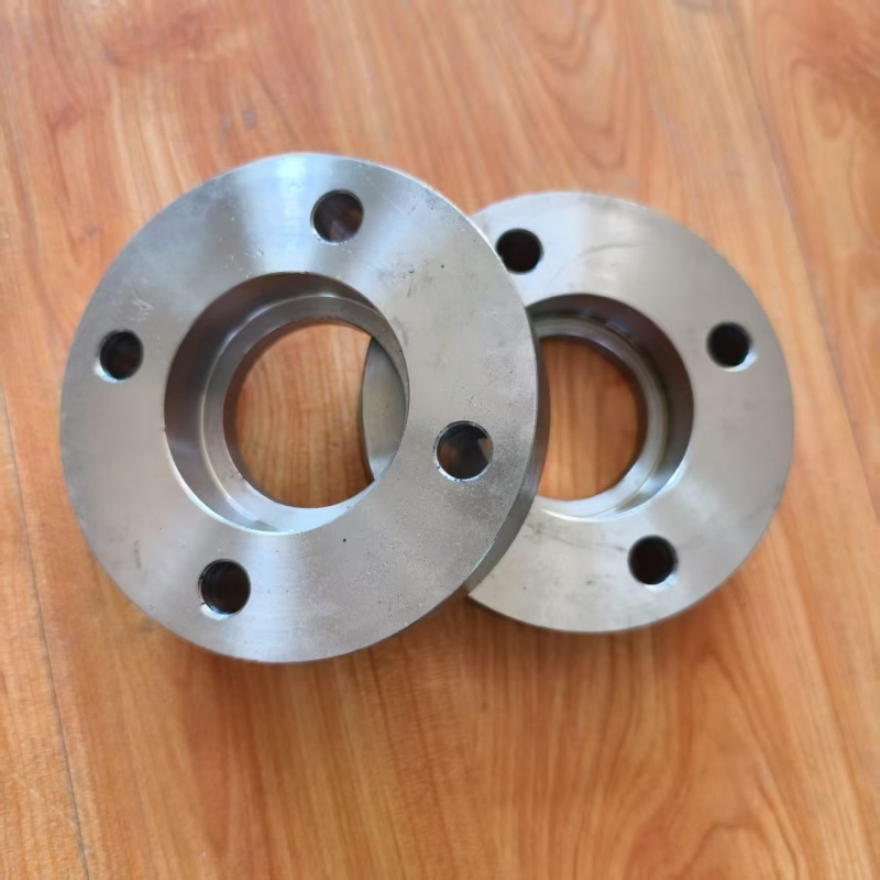 Custom Precision Flange Carbon Steel CNC Turning Large Diameter Female Face Hose Connection Threaded Flange Machining Part for Mechanical Equipment