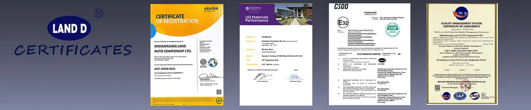 Quality Certifications