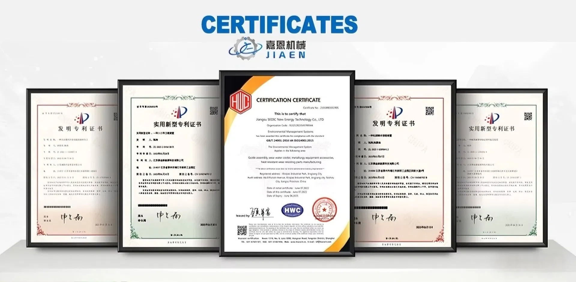 Quality Certifications