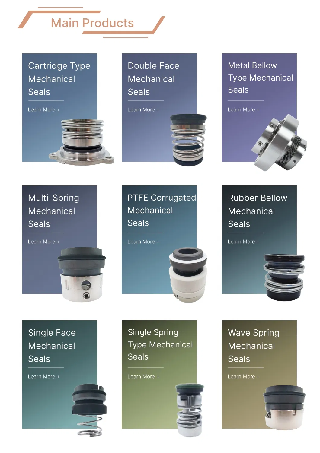 Mechanical Seal Products