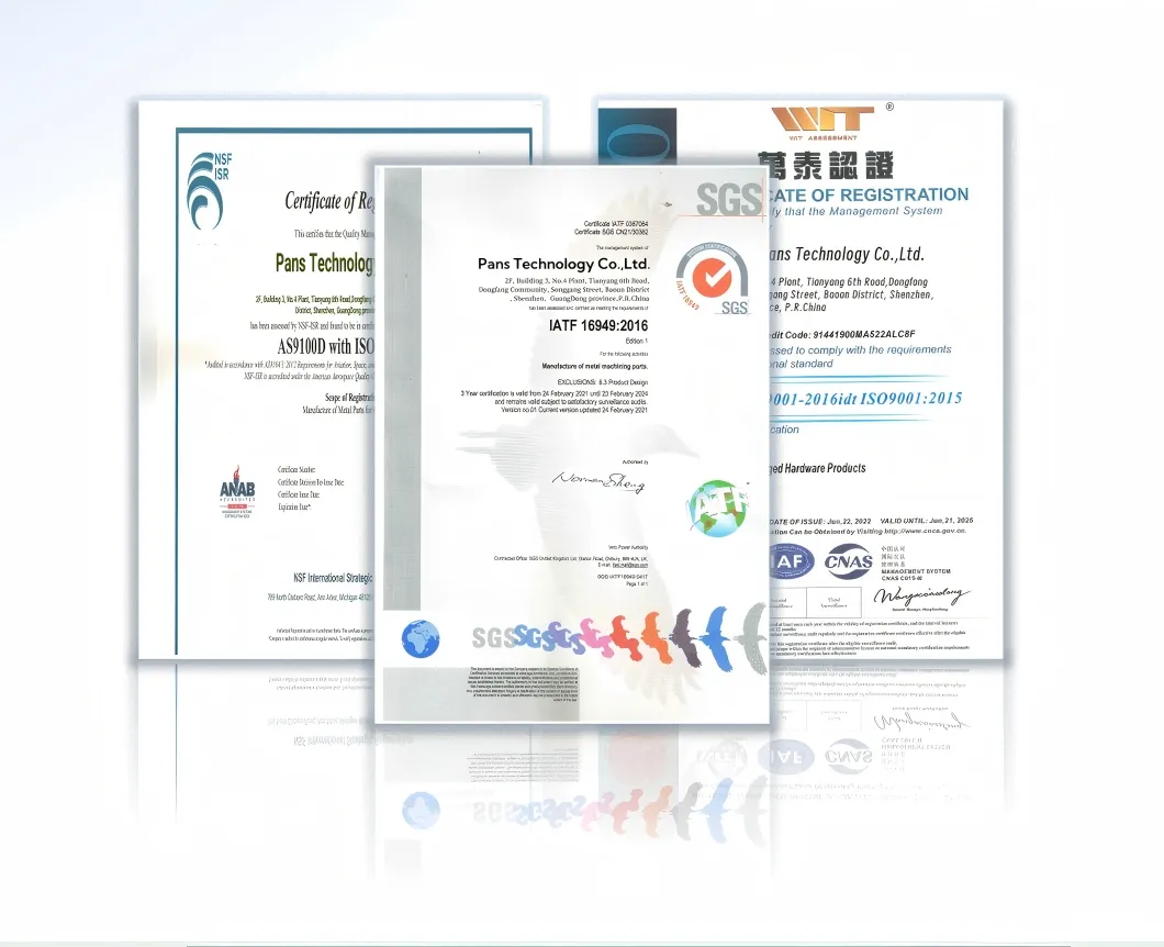 Certificates