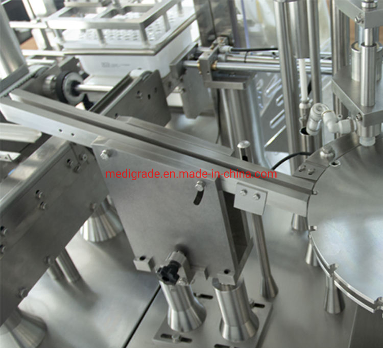 Auto Filling and Plugging for Pre-Sterilized Syringes