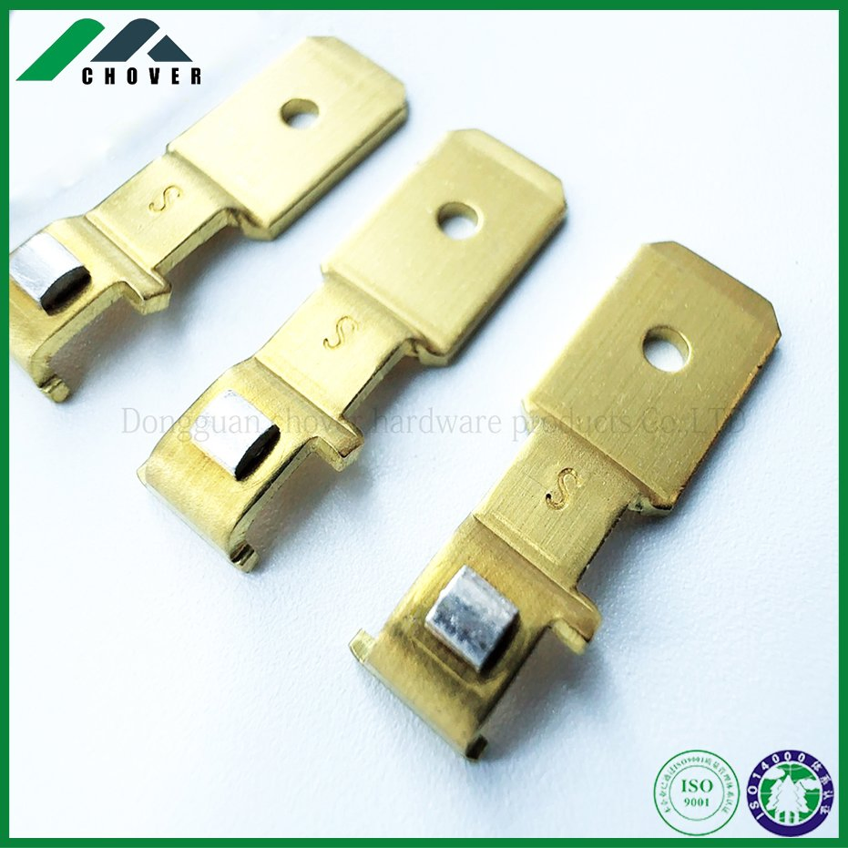 Brass Copper Spot Welding Electrical Components Contact Terminal for Sensor Auto Spare Parts