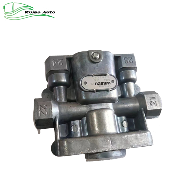 Wholesale China Bus Auto Spare Parts Brake System Four Circuit Protection Valve 3515-00042 for Yutong Zhongtong Higer Bus