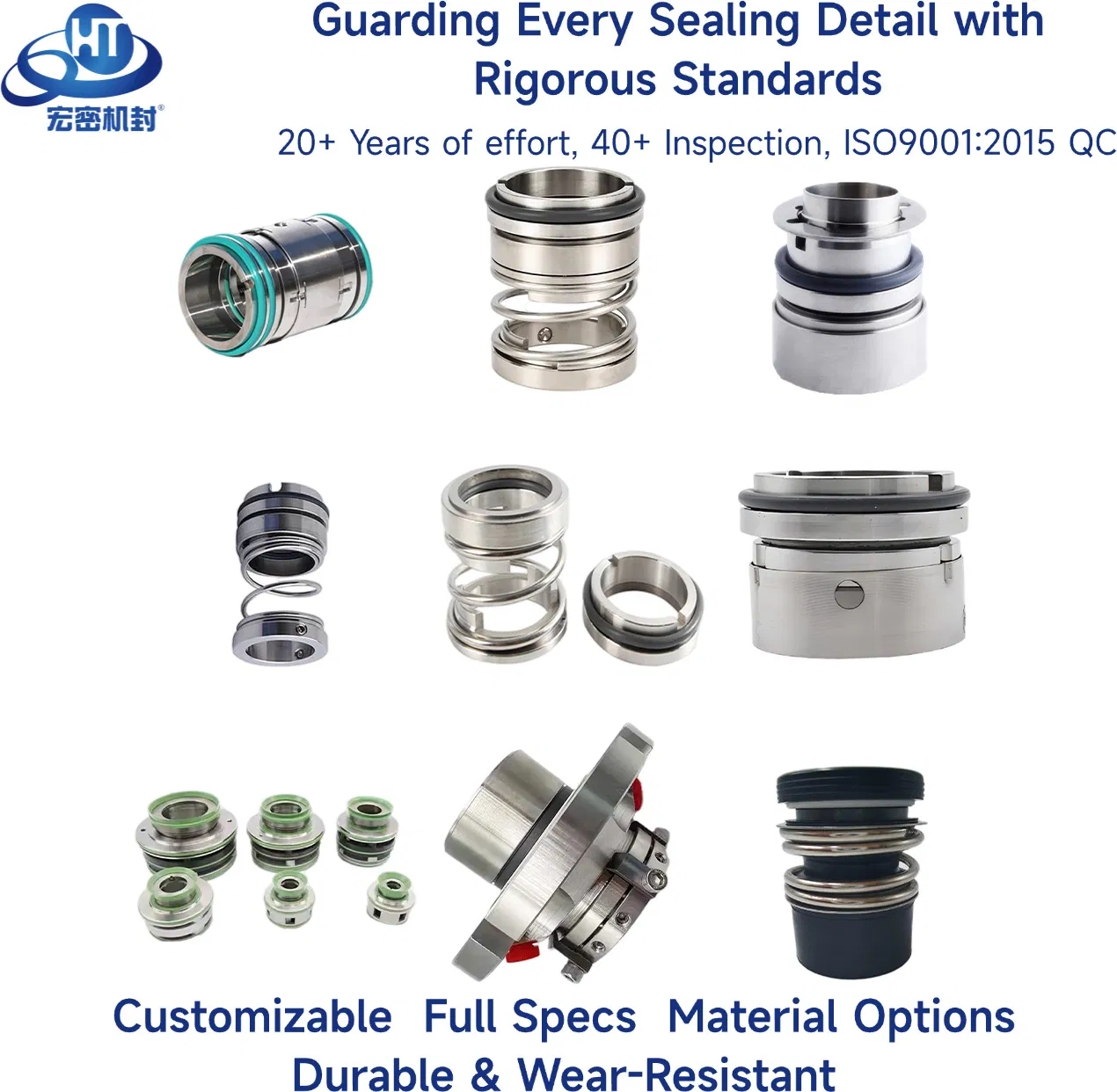 Manufacturer Factory OEM/ODM 58u 59u 58b 59b Cr Cdla Crn M3n M7n 108 155 560d 560 Bia Mg1 E Cdsa Fs 3153 H74D M74D Hj92n Water Pump Seal Pump Mechanical Seal