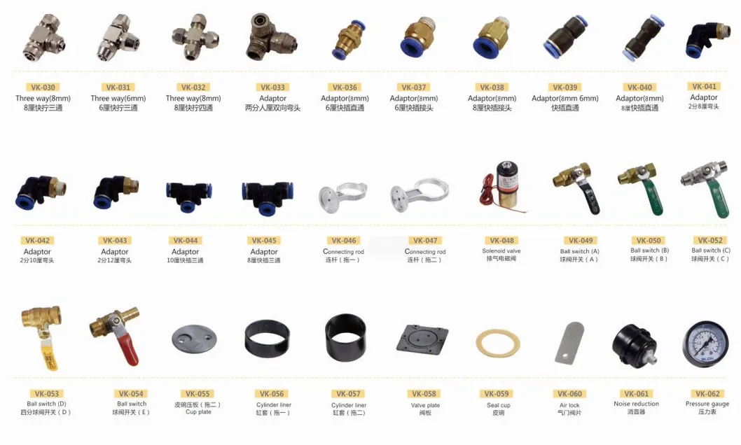 Oiless Air Compressor Spare Parts