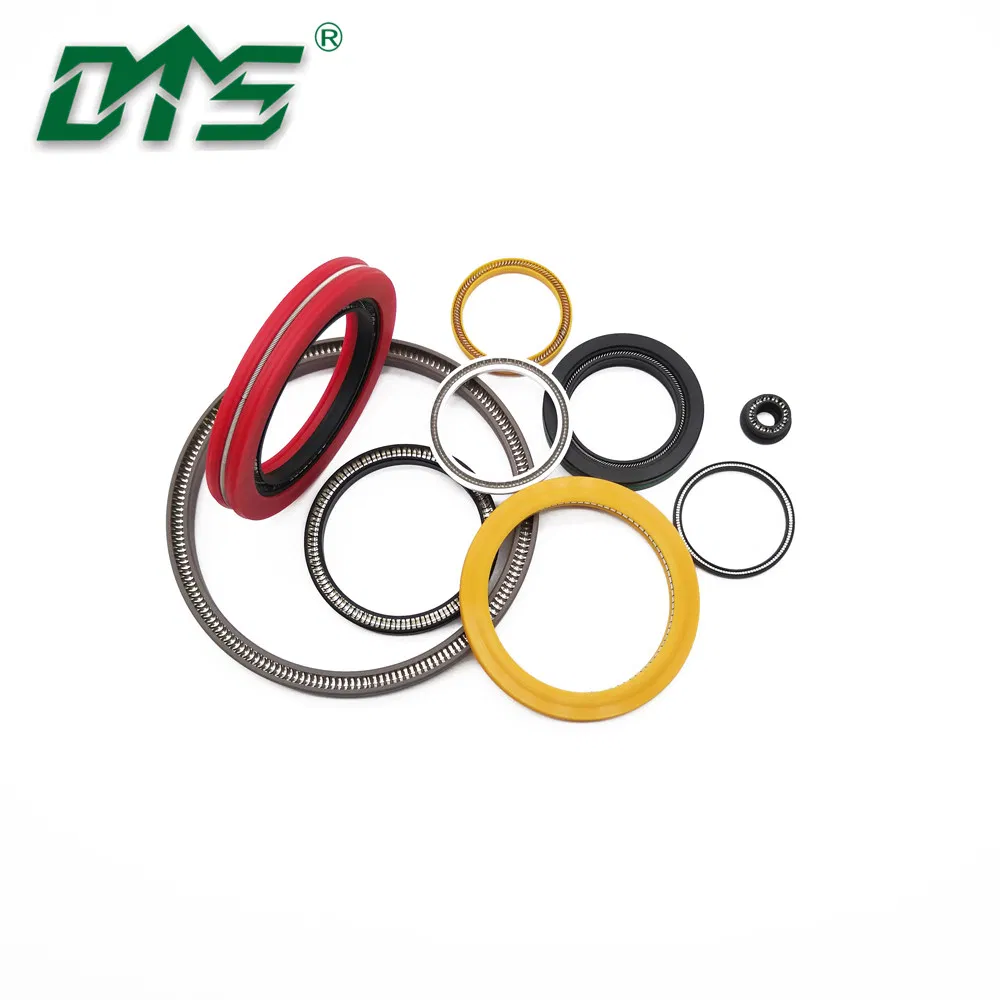 Hydraulic Mechanical Pump Valve Variseal Customized PTFE Carbon Praphite Peek Double Lip Piston Rod Rotary Oil Spring Energized Seal