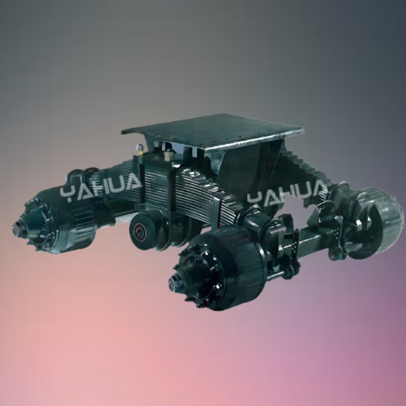 Yahua Custom 25t 30t 35t 40t 24t 28t 32t 36t Trailer Track Auto Parts Axle Single Point Suspension Bogie