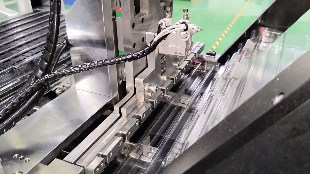 Connector Pin Bending Assembly Auto Production with 7035 Gray Paint