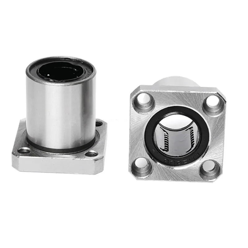 25mm Square Flange Bearing for Mechanical Equipment Parts Lmk25uu Linear Performance Steel Stainless Metric Flanged Ball Roller Auto Bearing