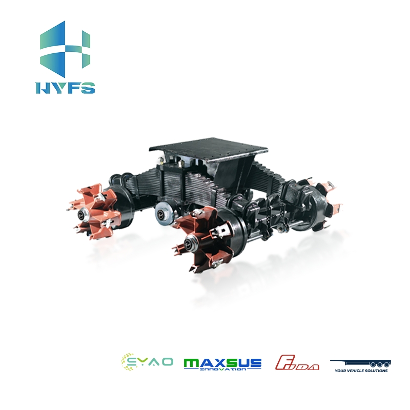 Auto Accessory Factory Direct OEM Quality Truck Semi Trailer Heavy Duty Durable 13 Ton 16 Ton American Standard Mechanical Six Spoke Bogie Suspension