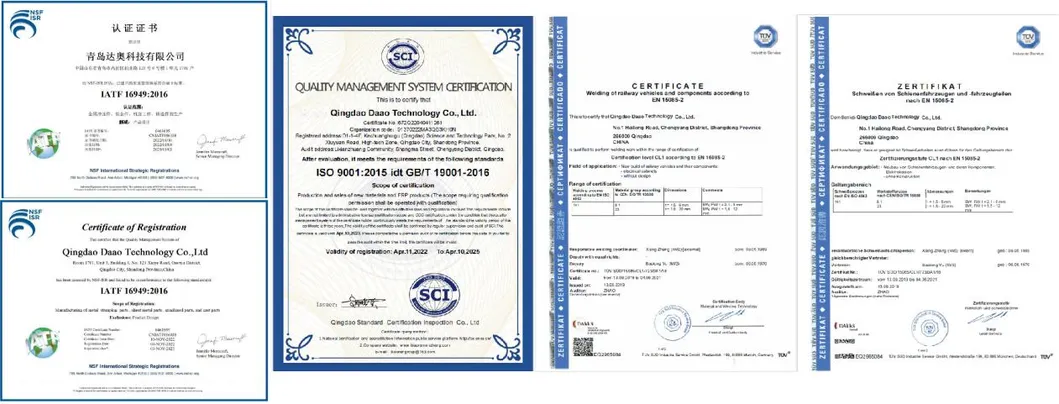 Certificates