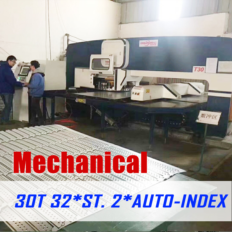 Automated mechanical CNC Turret Punch, Two Auto-Index Station