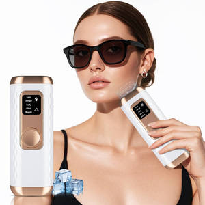 Portable Epilator Ice Cooling Laser Hair Removal Appliances Pain-free Ladies Facial Ipl Hair Removal Devices