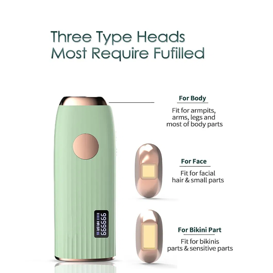 at Home Permanently Hair Removal Machine with IPL Ice Cooling System