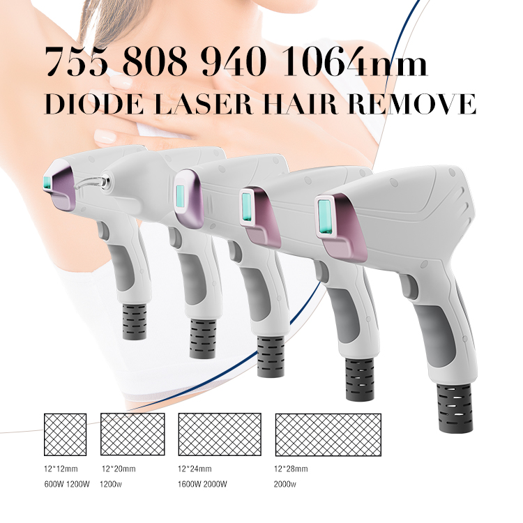 Nubway 2000w 755nm 808nm 1064 Nm Depilation 20HZ Ultra-Fast Frequency Diode Laser Hair Removal Machine Spa Use