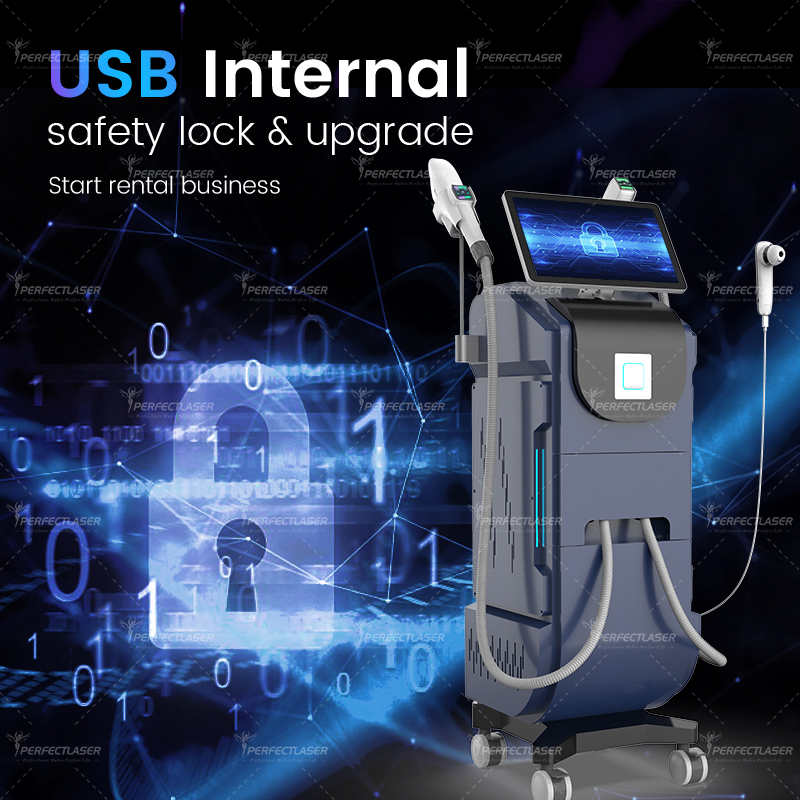 2 In 1 Multifunctional Laser Hair Removal Professional IPL NPT Ice Platinum Permanent 808nm Diode Laser Hair Removal Machine