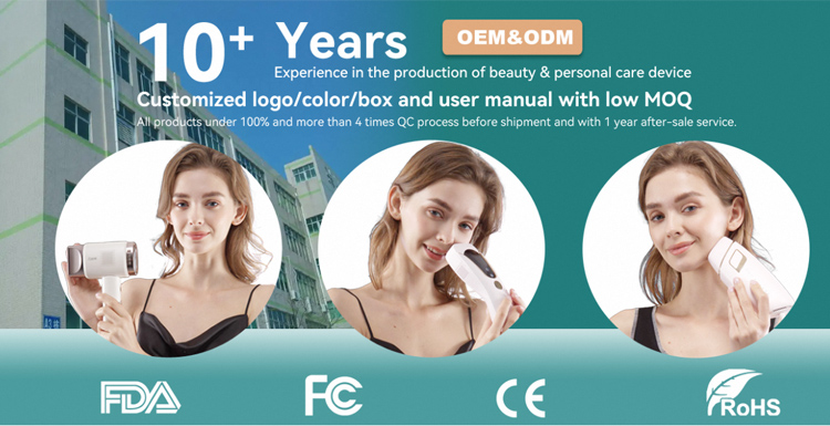 Hand-held IPL Hair Removal Device Banner
