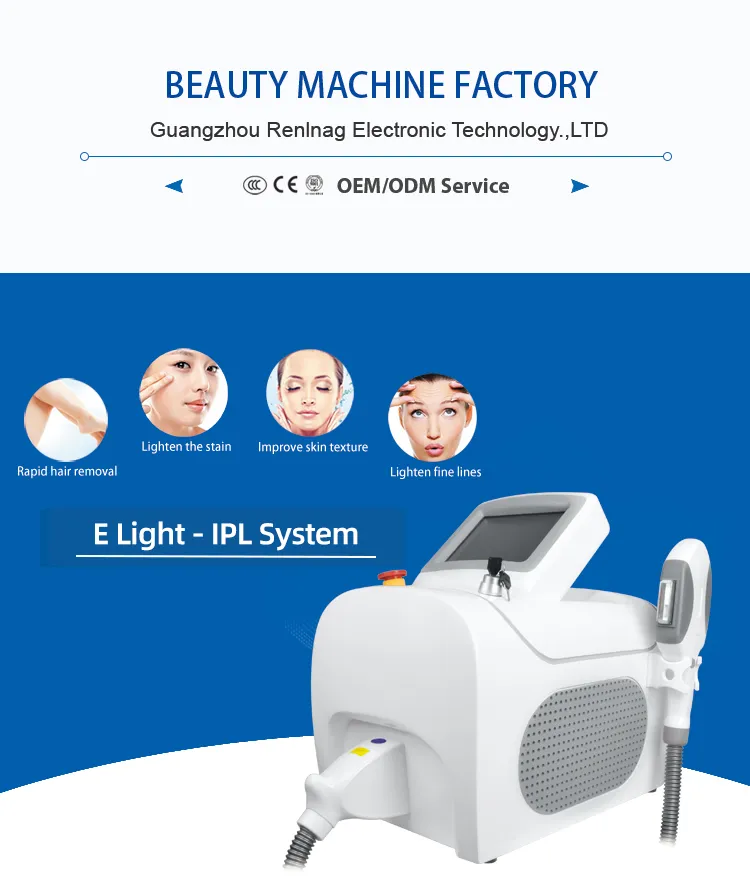 IPL Elight Laser Hair Removal Permanent Portable Device Overview