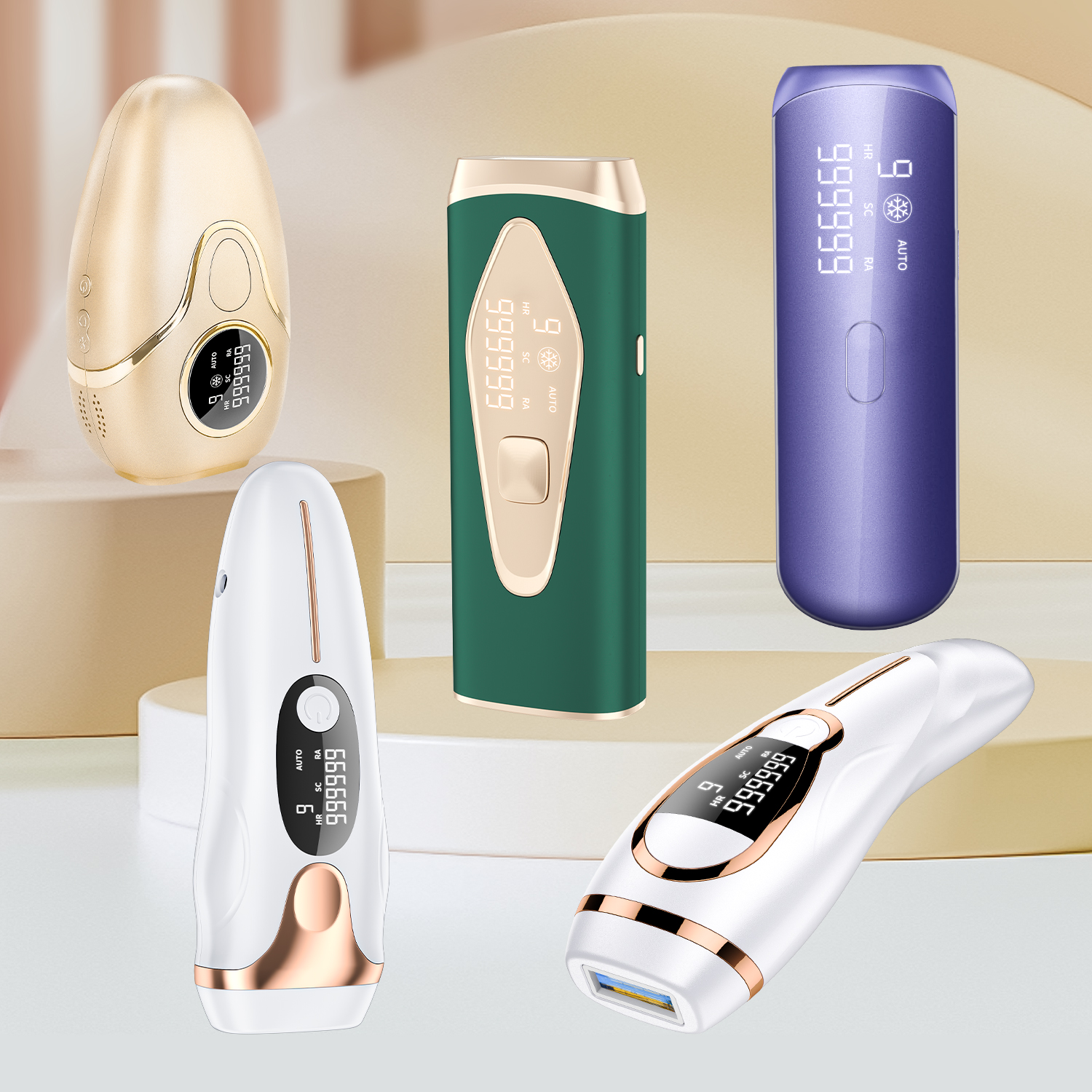 Ice Cooling Handy Light Depilator Rechargeable Portable Painless Epilator Home Permanent Battery Wireless IPL Laser Hair Removal