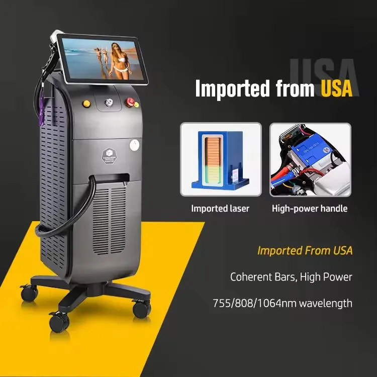 Portable Ice Cooling Permanent Diode Laser Hair Removal Device