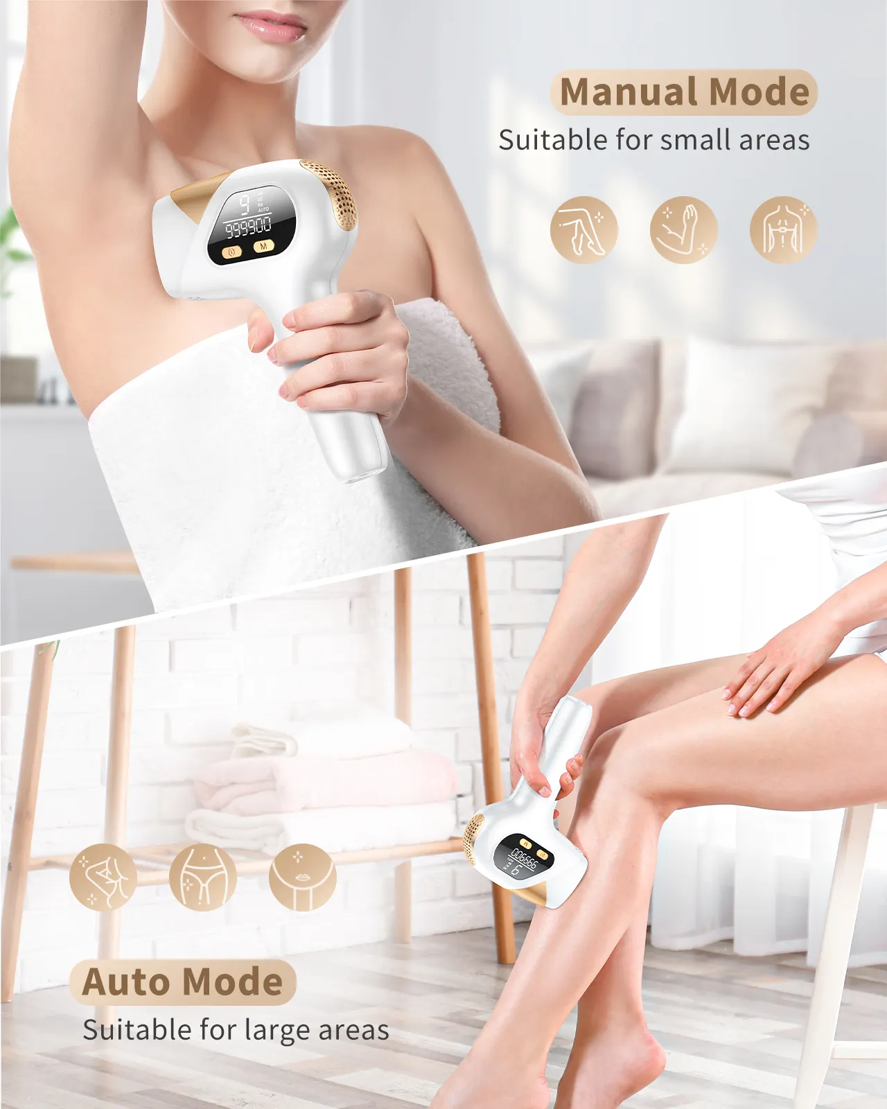 USA Advanced Home Use IPL Hair Removal 999999 Flashes Dropshipping Handheld IPL Hair Removal Device