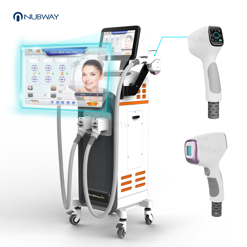 Nubway 2000w 755nm 808nm 1064 Nm Depilation 20HZ Ultra-Fast Frequency Diode Laser Hair Removal Machine Spa Use