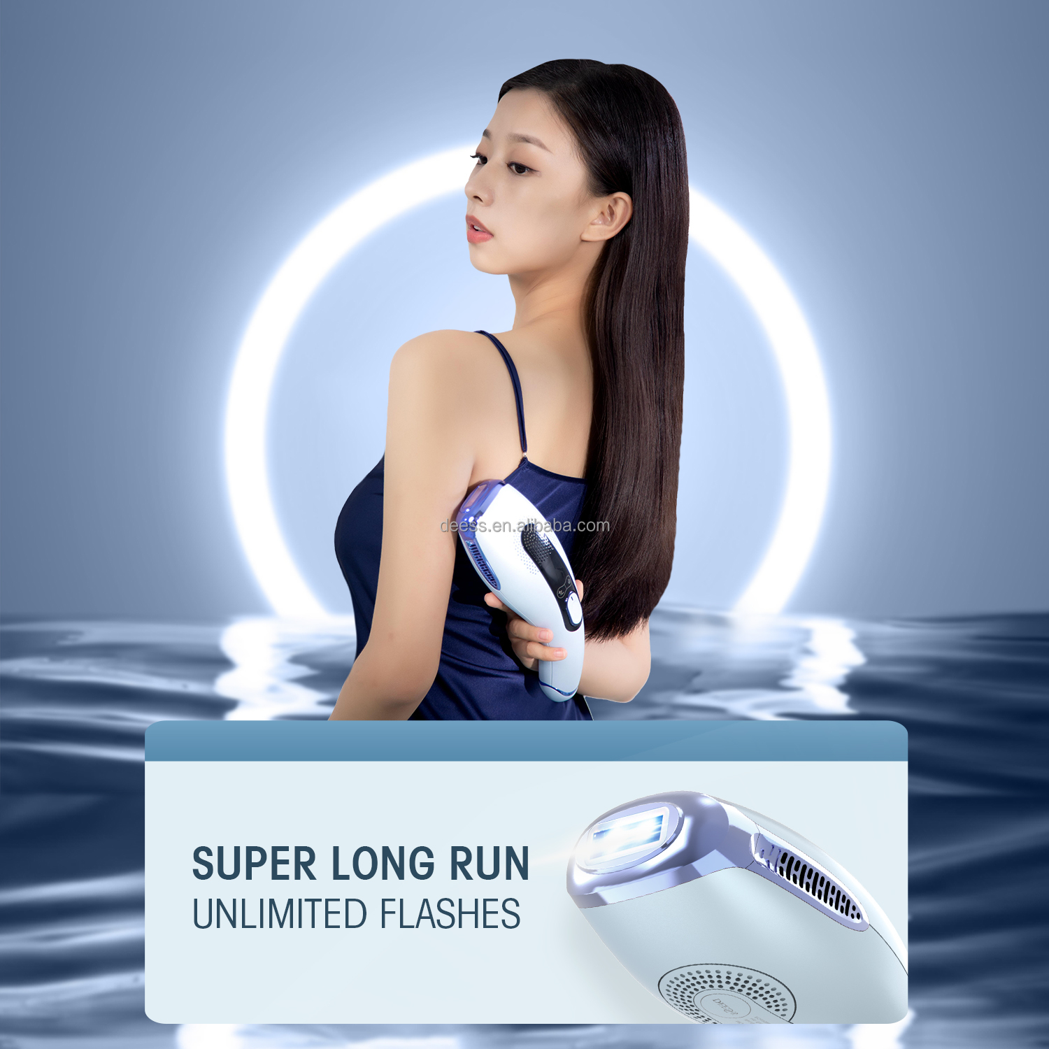 Permanent Laser Hair Removal at Home for Face Body Bikini Line - Hair Removal Device for Painless Hair Reduction Epilator Tool