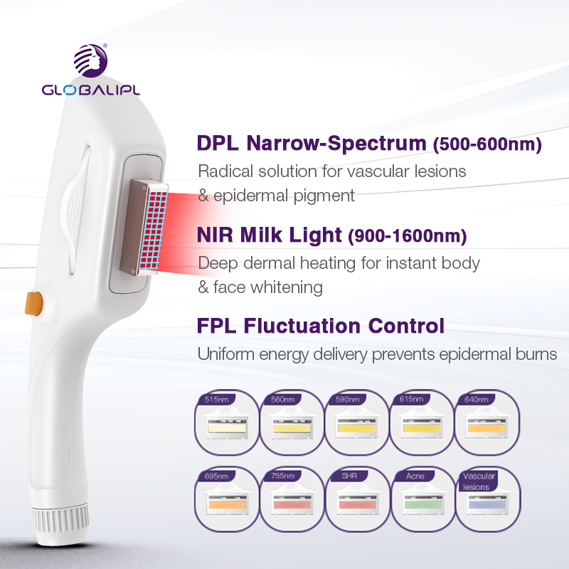 Professional Dpl Ipl Opt Laser Hair Removal Photorejuvenation Beauty Machine