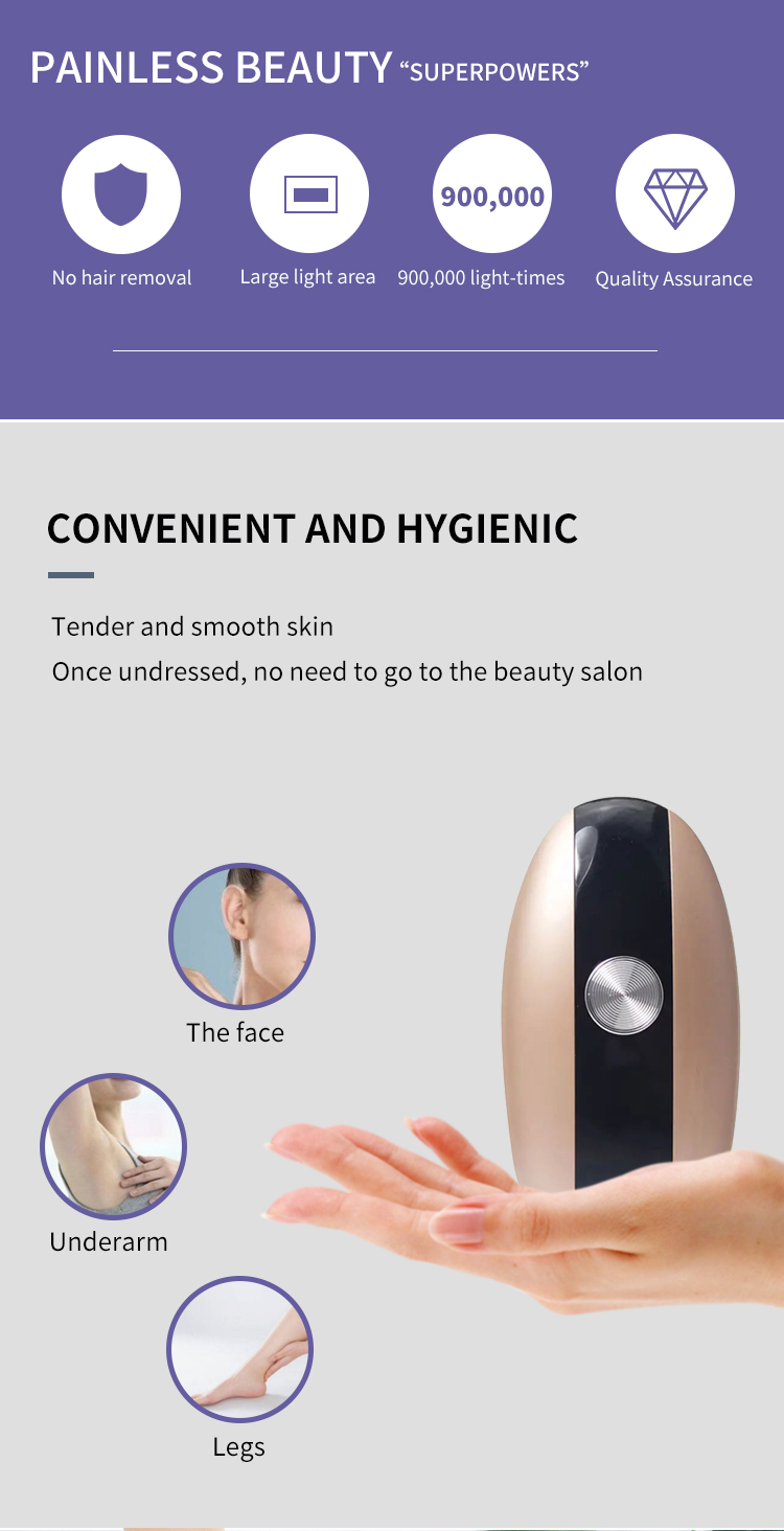 Freezing point hair removal detail 1