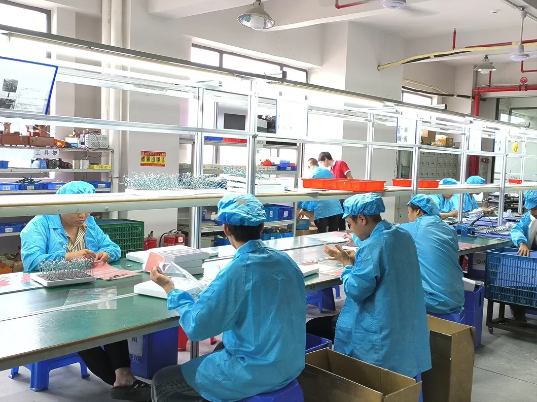 Factory workshop production line