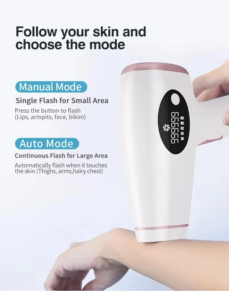 Painless 9000000 Flashes Home Use Machine Permanent Laser IPL Portable Full Body Hair Removal