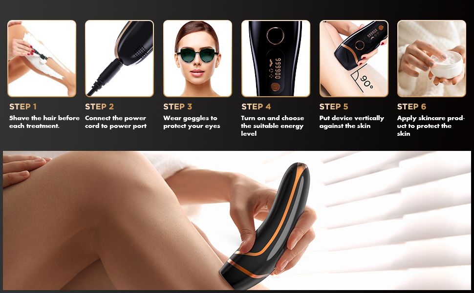 IPL Hair Removal Device Details
