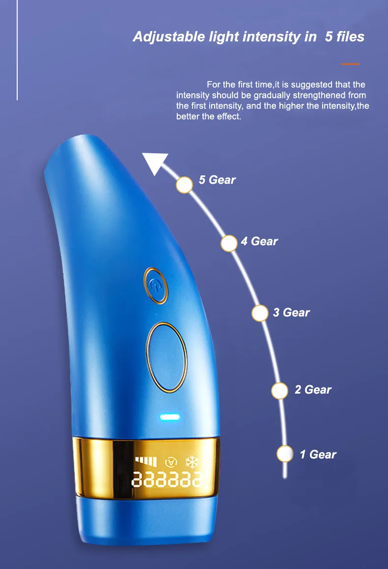 Permanently Hair Removal Epilator Ice Cooling Painless IPL Laser Hair Removal
