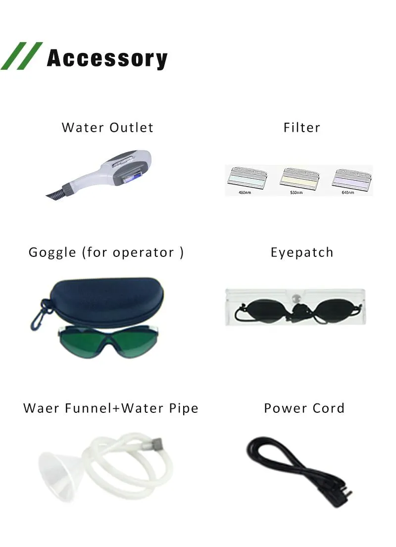 Multifunctional 3 Filters Skin Rejuvenation and Firm Permanent IPL Hair Removal Device Portable