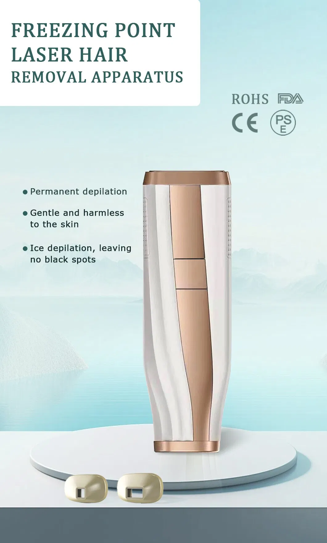 Dropship Electric Epilator Home Use Laser Hair Removal Device Feature 1