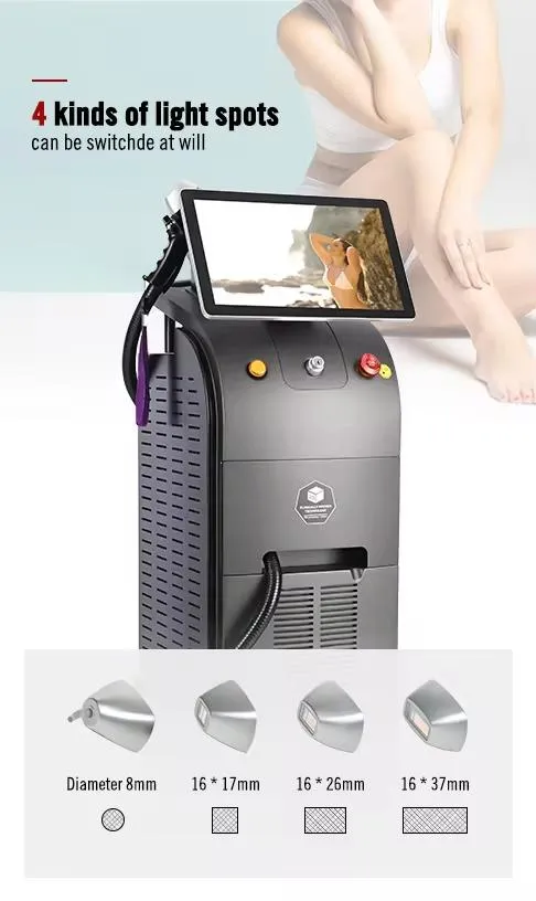 Portable Ice Cooling Permanent Diode Laser Hair Removal Device