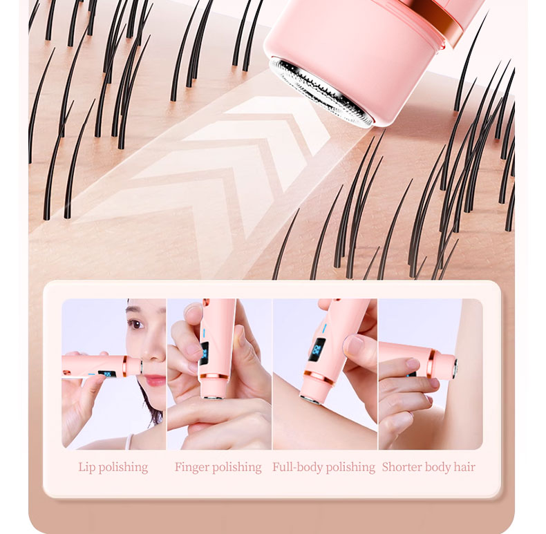 Wholesale Epilator Double Head Floating Foil Design Painless Hair Removal for Legs Underarms Bikini Line